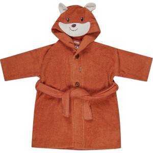 Sterntaler Детски халат Sterntaler Kid's Bademantel Filou Bathrobe - Rost - размер 80 (EU) (750-3397-0111)