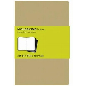Moleskine Plain Cahier L - Kraft Cover (3 Set) | Moleskine (ISBN: 9788883705007)