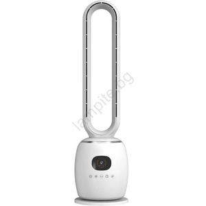 EUROLAMP Бял подов вентилатор 30w/230v 102 см + дистанционно управление (eu0736)