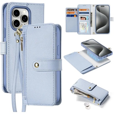 Dux Ducis Кожен калъф Dux Ducis Lawa за iPhone 15 Pro - син (6971824163179)