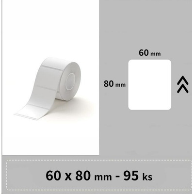Niimbot štítky RP 60x80mm 95ks Bílé pro B3S