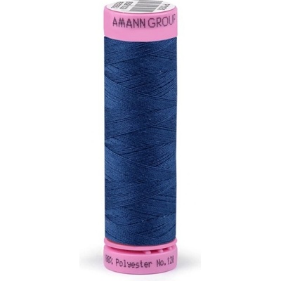 Polyesterové nitě návin 100 m Aspo Amann 0816 Estate Blue