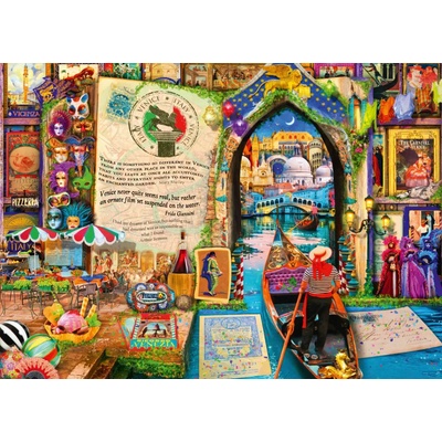 Bluebird Puzzle - Puzzle Stewart: Life is an Open Book Venice - 500 piese