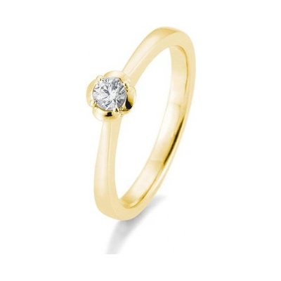 Sofia Diamonds prsteň zo žltého zlata s diamantom BE41 05952 Y
