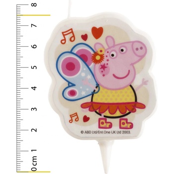 Dekora Narodeninová sviečka Peppa Pig 7,5 cm