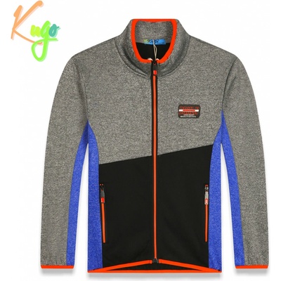 Kugo dětská teplá mikina JK9512 Oranžová