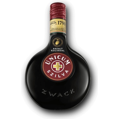 Zwack Unicum Švestka 34,5% 1 l (holá láhev)