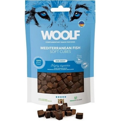 WOOLF pochoutka Soft Cubes Mediteranean Fish 100 g