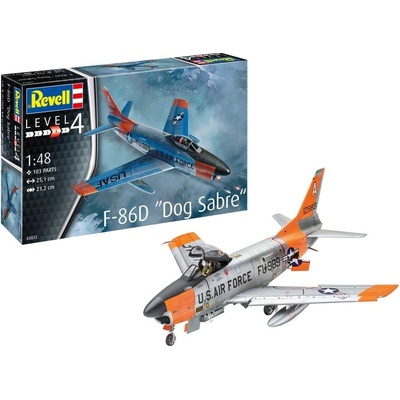 Revell F 86D Dog Sabre ModelSet letadlo 63832 1:48