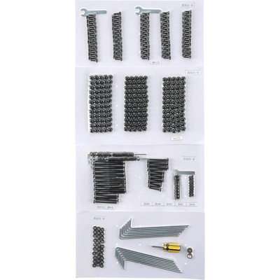 Blumfeldt sada šroubů Pantheon Robust 3 x 3 w/BL