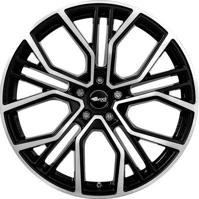 Brock B41 9.5x21 5x120 ET19 gloss black polished
