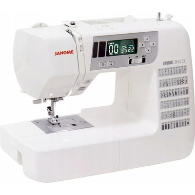 JANOME 360DC + prídavný stolček, pevný kryt, 5 rokov záruka