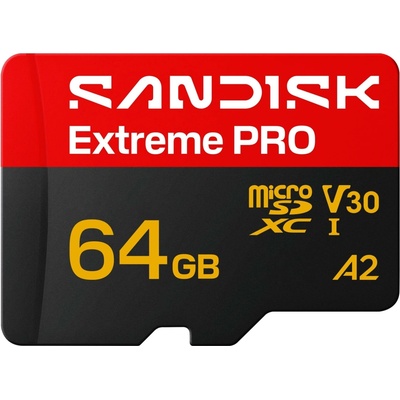 Sandisk Micro SDXC Extreme Pro 64GB SDSQXCU-064G-GS6MA