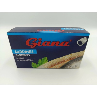 Giana Sardinky ve vlastní šťávě, 125g