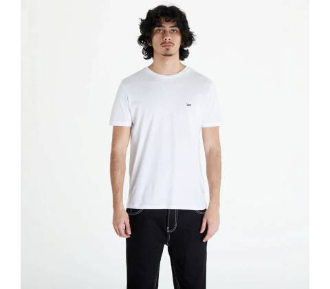 Lee Ss Patch Logo Tee White