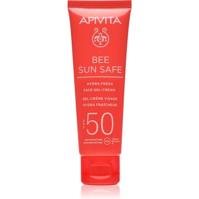 APIVITA Bee Sun Safe Hydra Fresh Face Gel-Cream SPF50 хидратиращ гел крем SPF 50 50ml