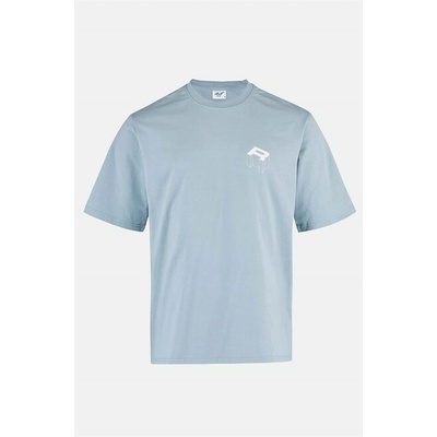 REELL triko Staple Logo t-shirt Blue Map 1308
