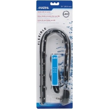 Image 1 of Hagen Гъвкава въздушна завеса с LED осветление Marina Синьо - 53, 34 см (6982)