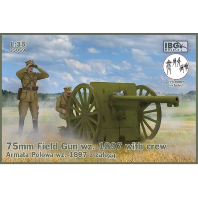 IBG 75mm Field Gun wz.1897 with Polish Artillerymen 1:35