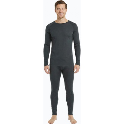 WOOLCANO Мъжки комплект термо бельо WOOLCANO Merino SET0540 grey