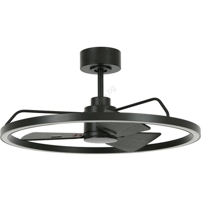 Lucci Air 516124 - LED Димируем вентилатор CESSNA LED/36W/230V 3000/4000/5000K черен + д. у (FAN00300)