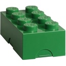 Boxy na desiatu LEGO® box na desiatu 100x200x75mm tmavo zelený
