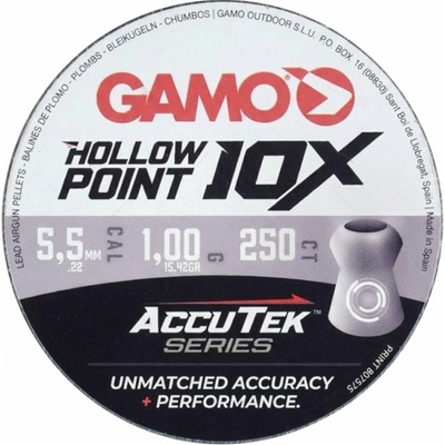 Diabolky Gamo AccuTek Hollow Point 250 ks 5,5 mm