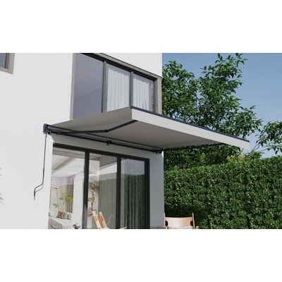 BestBerg BBSU-E395LG Elektrická markýza 395 x 300 cm světle šedá