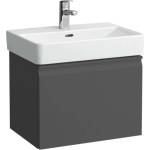 Laufen Pro S - Шкаф за мивка, 51x37x39 см, 1 чекмедже, графитен мат H4830210954801 (H4830210954801)