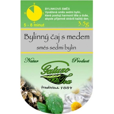 Čaj Gatuzo Bylinný s medem, 1 ks