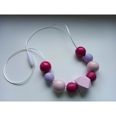 veseledudliky.cz kojící korále růžovo fialová – Zboží Dáma