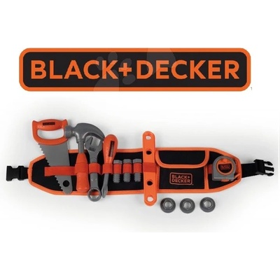 Smoby pracovní opasek Black&Decker Tools Belt 44 cm délka se 14 doplňky