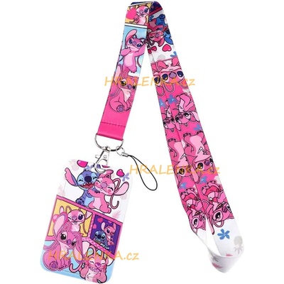 Šňůrka na krk 24092 s cedulkou Lilo a Stitch, Angel