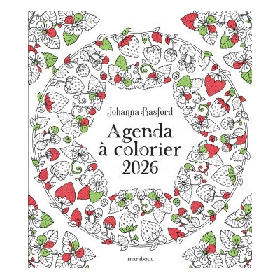 Agenda à colorier 2026