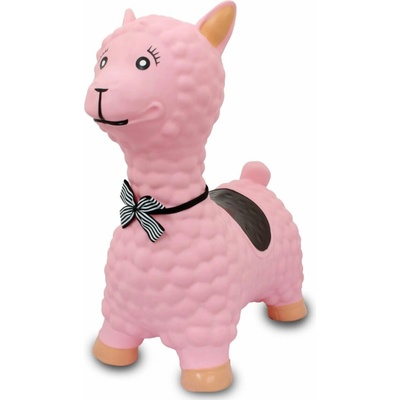 Jamara Nafukovací hopsací lama růžová