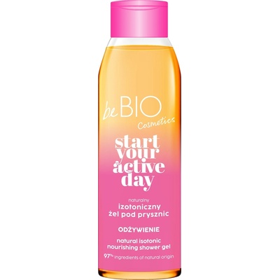 beBIO Start Your Active Day vyživujúci sprchový gél pre ženy 400 ml