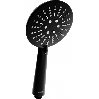 Mexen R-67 ръкохватка за душ с 3 функции, черна - 79567-70 (79567-70)