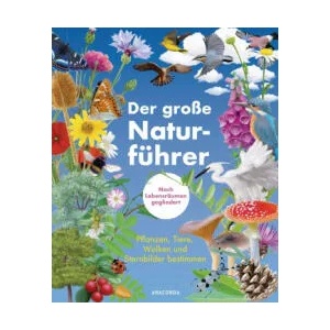 Der große Naturführer. Über 280 Pflanzen, Tiere, Wolken und Sternbilder entdecken und bestimmen. Nach Lebensräumen gegliedert. | Blandine Pluchet, Xavier Nitsch, Lise Herzog, Felix Mayer (ISBN: 9783730610879)