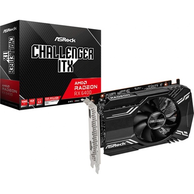 ASRock Radeon RX 6400 Challenger ITX 4GB GDDR6 90-GA3CZZ-00UANF