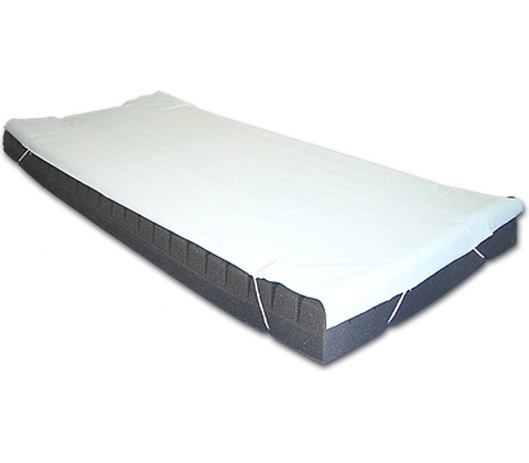 Prostěradlo nepropustné PNSK s gumičkami froté /PVC Halcamp 90x200