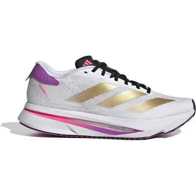 adidas Дамски маратонки Adidas Adizero SL2 Womens Running Shoes - Wht/Gold/Purple