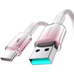 JOYROOM Кабел Joyroom S-A42, USB-A / USB-C, 3A, 1.2m, бял (6956116728168)