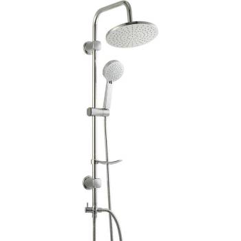 Duxxa Como Душ колона за свързване към смесител, кръгла душ пита, хром (18821)