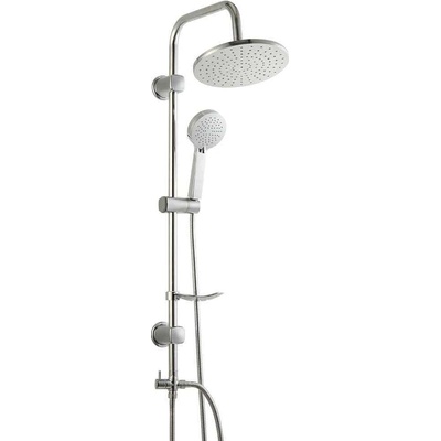 Duxxa Como Душ колона за свързване към смесител, кръгла душ пита, хром (18821)