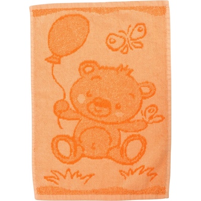 Profod Dětský ručník Bear orange 30 x 50 cm