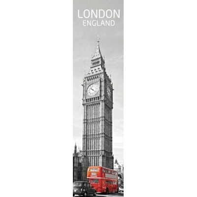 3D záložka London in red