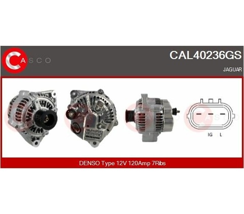 Alternátor CASCO CAL40236GS