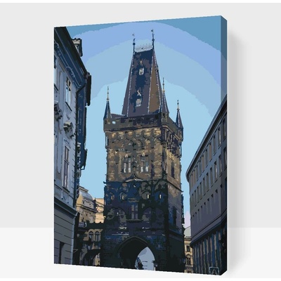 Painting Queens Prašná brána 40 x 60 cm vypnuté plátno na rám PBN/POWDERTOWER/40X60/W