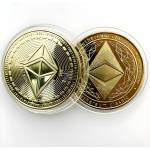 HARAHU Монета Ethereum Classic - Златна KP13406
