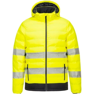 Portwest bunda Hi-Vis S548 vyhřívaná ultrazvuková reflexní žltá/čierna